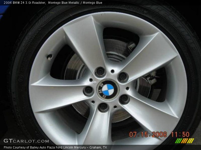 Montego Blue Metallic / Montego Blue 2006 BMW Z4 3.0i Roadster