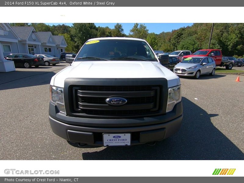 Oxford White / Steel Grey 2014 Ford F150 XL SuperCab 4x4