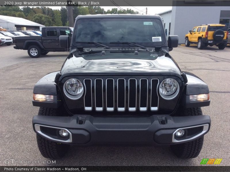 Black / Black 2020 Jeep Wrangler Unlimited Sahara 4x4