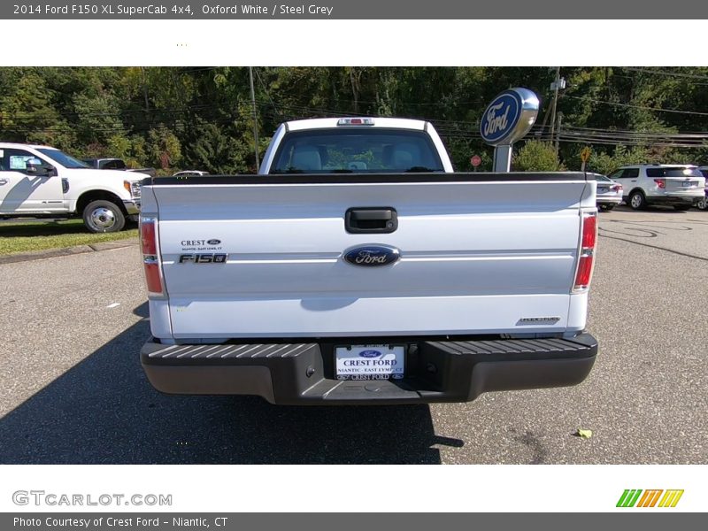 Oxford White / Steel Grey 2014 Ford F150 XL SuperCab 4x4