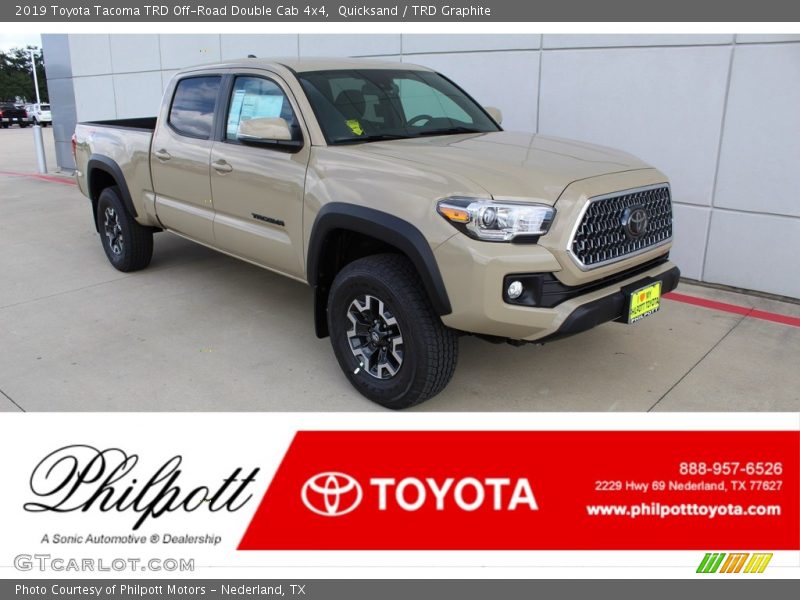 Quicksand / TRD Graphite 2019 Toyota Tacoma TRD Off-Road Double Cab 4x4