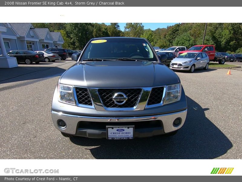 Storm Grey / Charcoal Black 2008 Nissan Frontier SE King Cab 4x4
