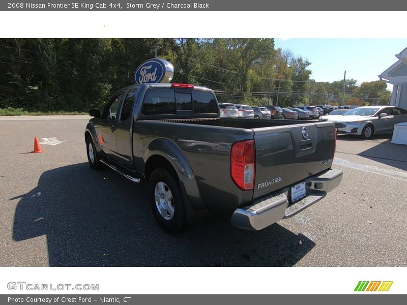 Storm Grey / Charcoal Black 2008 Nissan Frontier SE King Cab 4x4