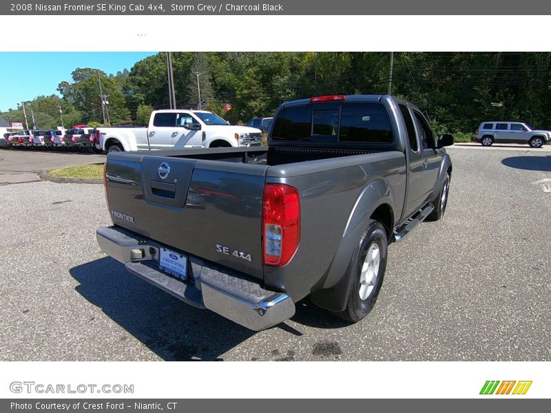 Storm Grey / Charcoal Black 2008 Nissan Frontier SE King Cab 4x4