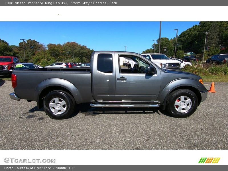 Storm Grey / Charcoal Black 2008 Nissan Frontier SE King Cab 4x4
