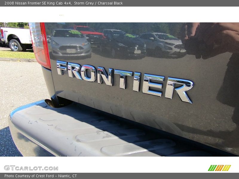 Storm Grey / Charcoal Black 2008 Nissan Frontier SE King Cab 4x4