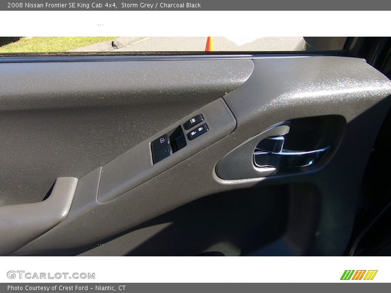 Storm Grey / Charcoal Black 2008 Nissan Frontier SE King Cab 4x4