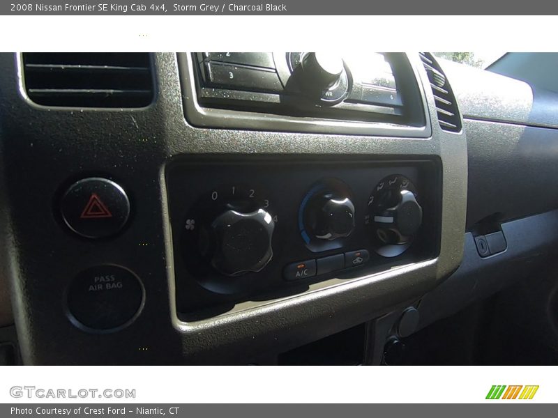 Storm Grey / Charcoal Black 2008 Nissan Frontier SE King Cab 4x4