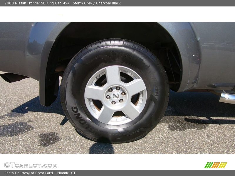 Storm Grey / Charcoal Black 2008 Nissan Frontier SE King Cab 4x4