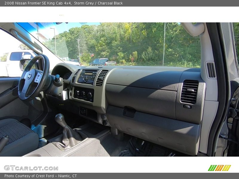 Storm Grey / Charcoal Black 2008 Nissan Frontier SE King Cab 4x4