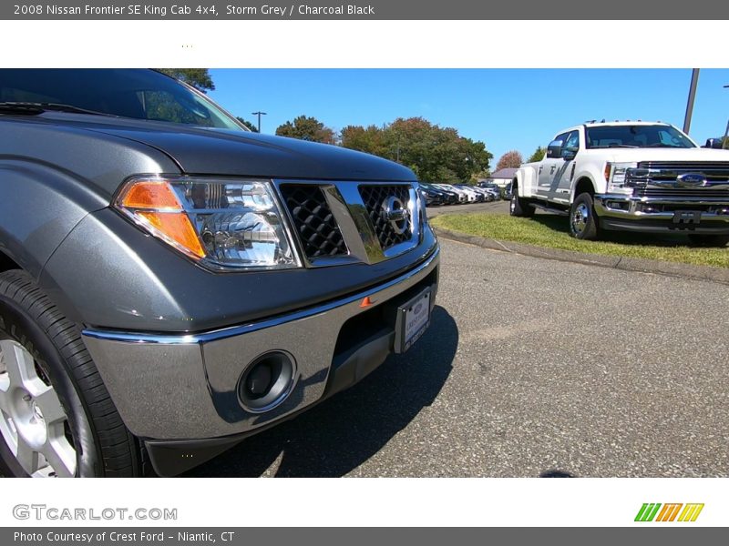 Storm Grey / Charcoal Black 2008 Nissan Frontier SE King Cab 4x4