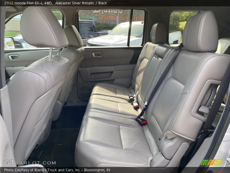 Alabaster Silver Metallic / Black 2012 Honda Pilot EX-L 4WD