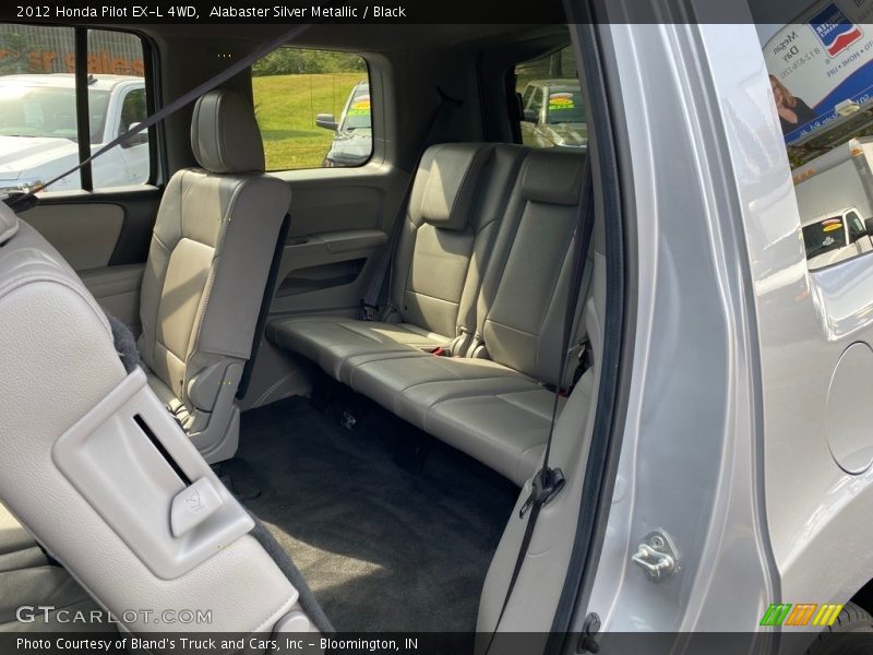 Alabaster Silver Metallic / Black 2012 Honda Pilot EX-L 4WD