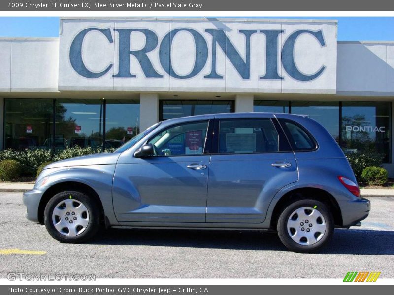 Steel Silver Metallic / Pastel Slate Gray 2009 Chrysler PT Cruiser LX