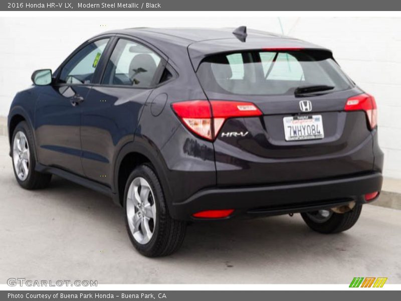 Modern Steel Metallic / Black 2016 Honda HR-V LX