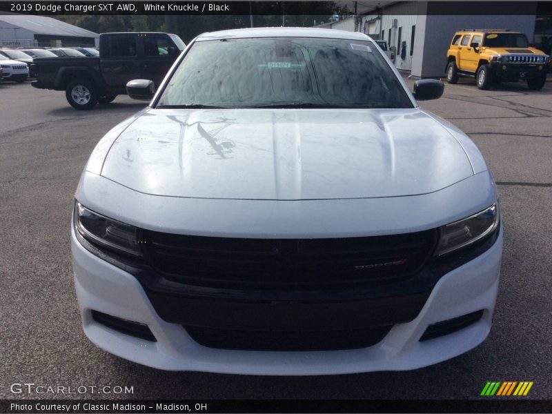White Knuckle / Black 2019 Dodge Charger SXT AWD