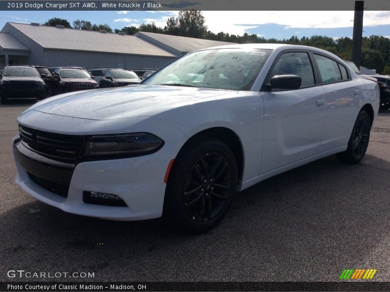 White Knuckle / Black 2019 Dodge Charger SXT AWD