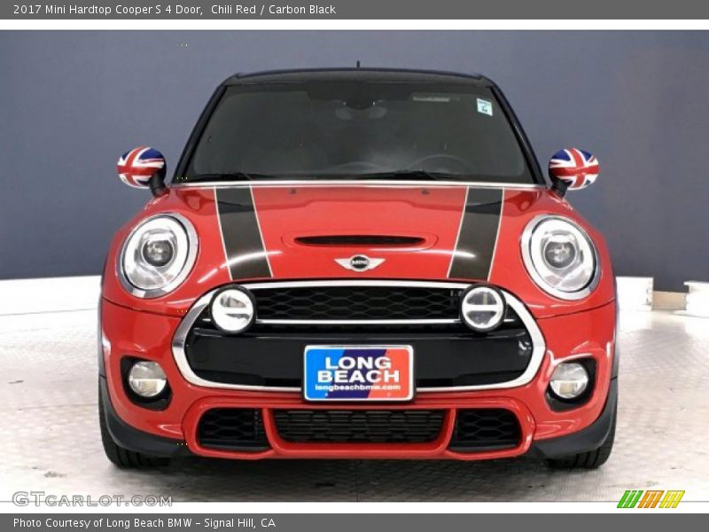 Chili Red / Carbon Black 2017 Mini Hardtop Cooper S 4 Door