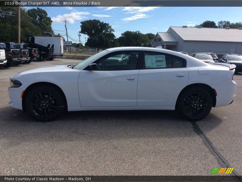 White Knuckle / Black 2019 Dodge Charger SXT AWD