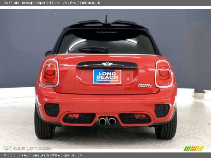 Chili Red / Carbon Black 2017 Mini Hardtop Cooper S 4 Door