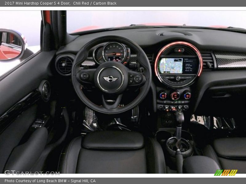 Chili Red / Carbon Black 2017 Mini Hardtop Cooper S 4 Door
