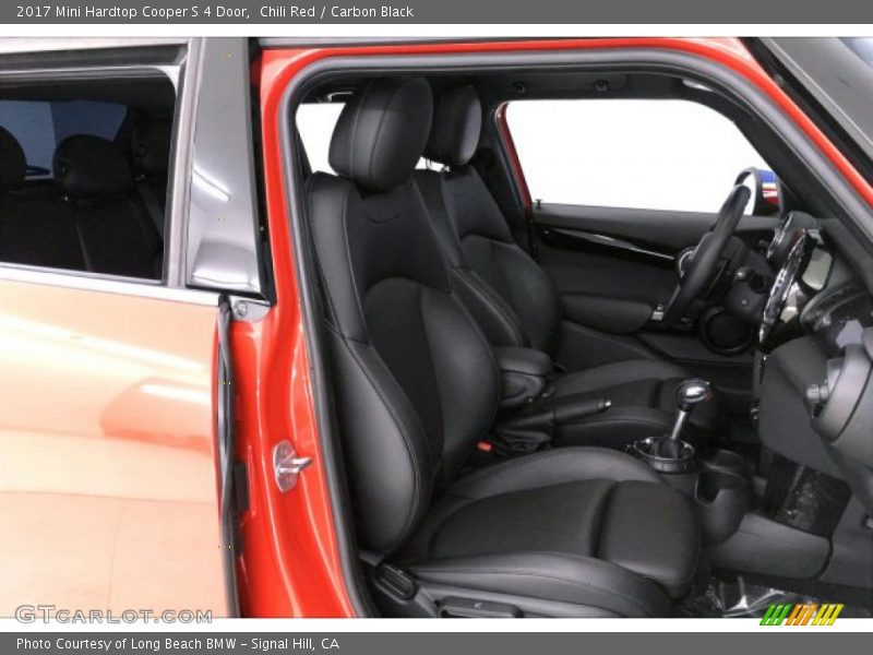 Chili Red / Carbon Black 2017 Mini Hardtop Cooper S 4 Door