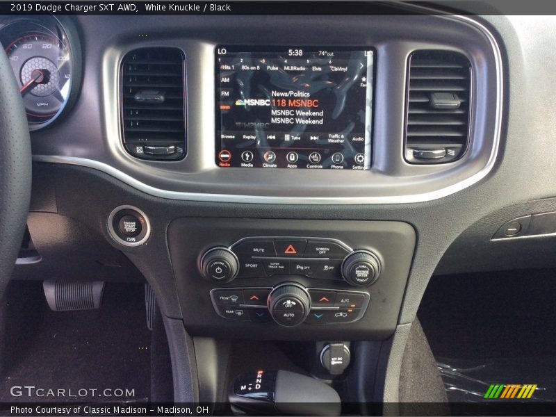 White Knuckle / Black 2019 Dodge Charger SXT AWD