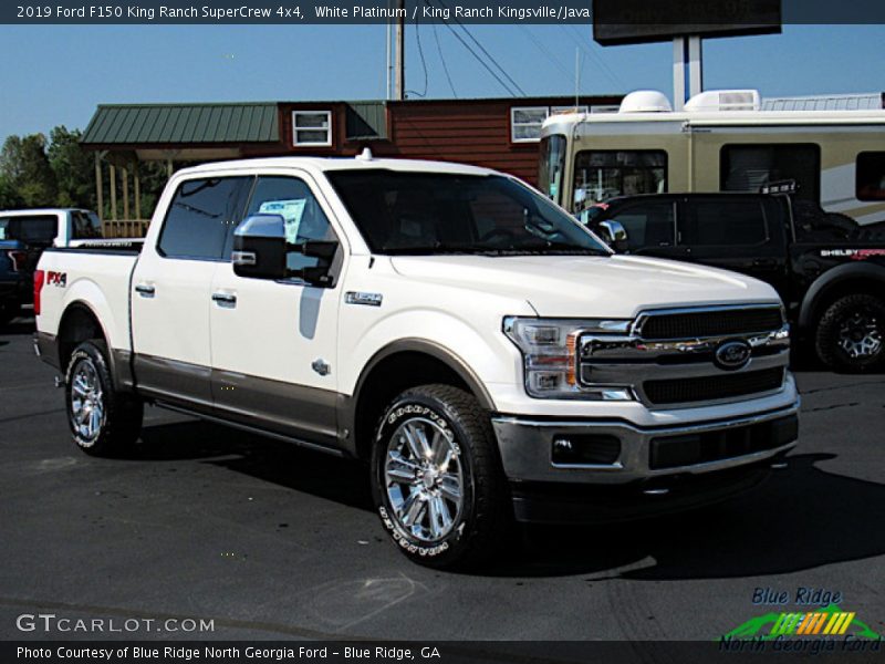 White Platinum / King Ranch Kingsville/Java 2019 Ford F150 King Ranch SuperCrew 4x4