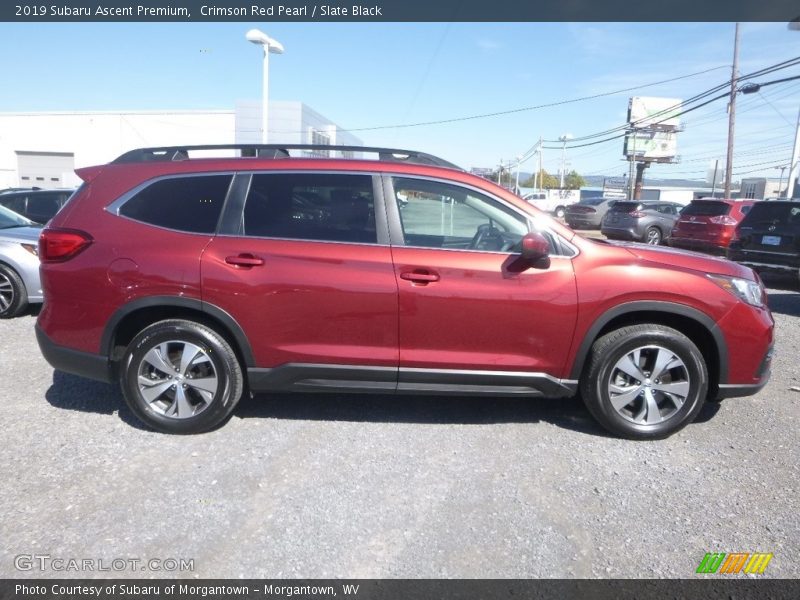 Crimson Red Pearl / Slate Black 2019 Subaru Ascent Premium