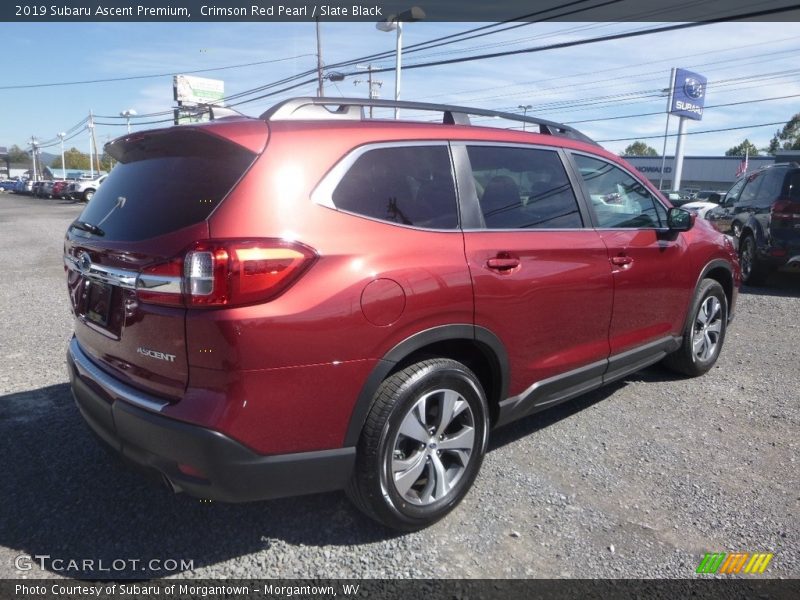 Crimson Red Pearl / Slate Black 2019 Subaru Ascent Premium