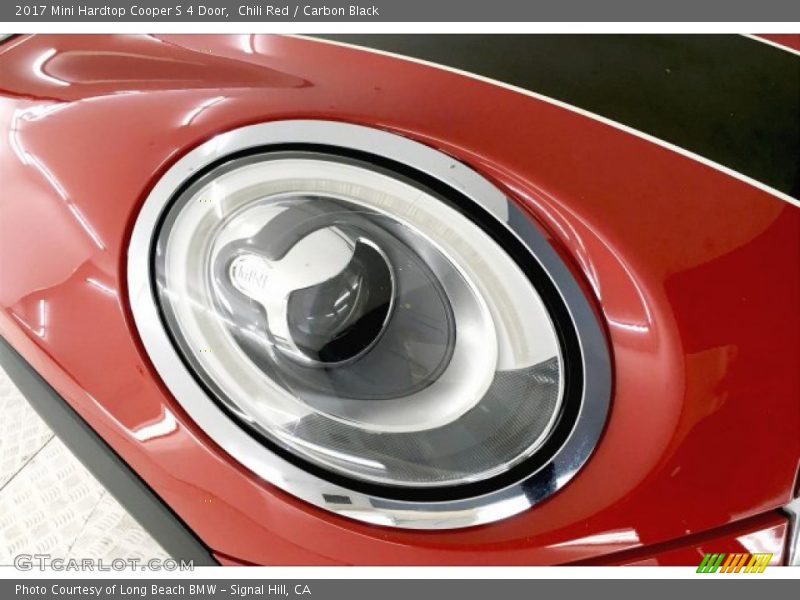 Chili Red / Carbon Black 2017 Mini Hardtop Cooper S 4 Door