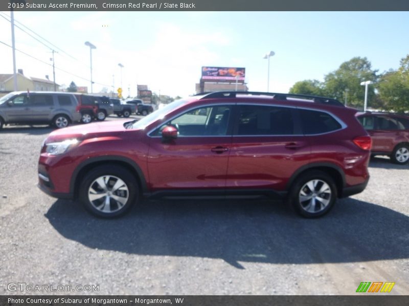 Crimson Red Pearl / Slate Black 2019 Subaru Ascent Premium