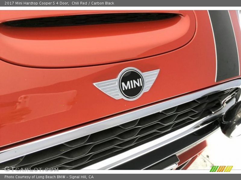 Chili Red / Carbon Black 2017 Mini Hardtop Cooper S 4 Door