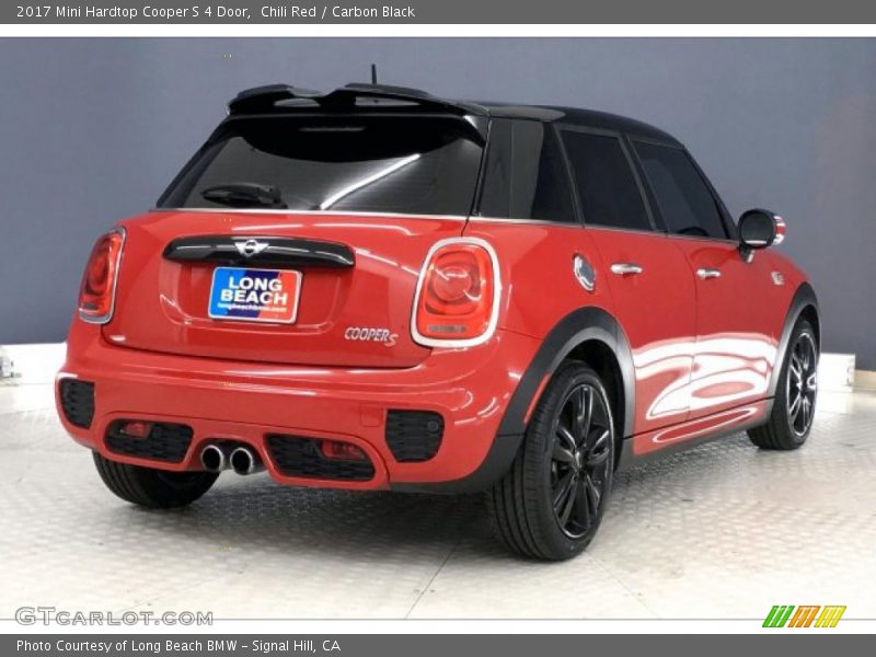 Chili Red / Carbon Black 2017 Mini Hardtop Cooper S 4 Door