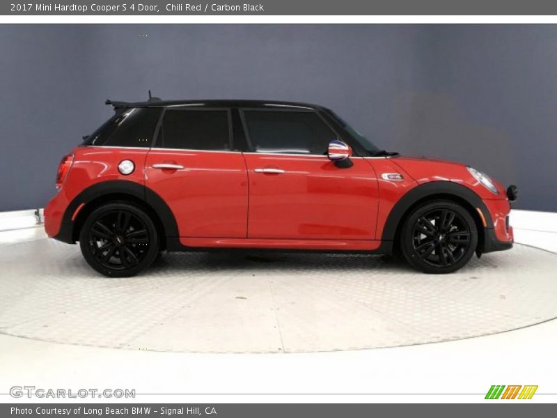 Chili Red / Carbon Black 2017 Mini Hardtop Cooper S 4 Door