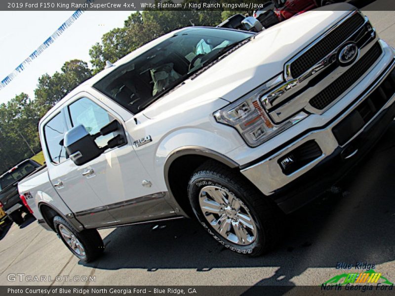 White Platinum / King Ranch Kingsville/Java 2019 Ford F150 King Ranch SuperCrew 4x4