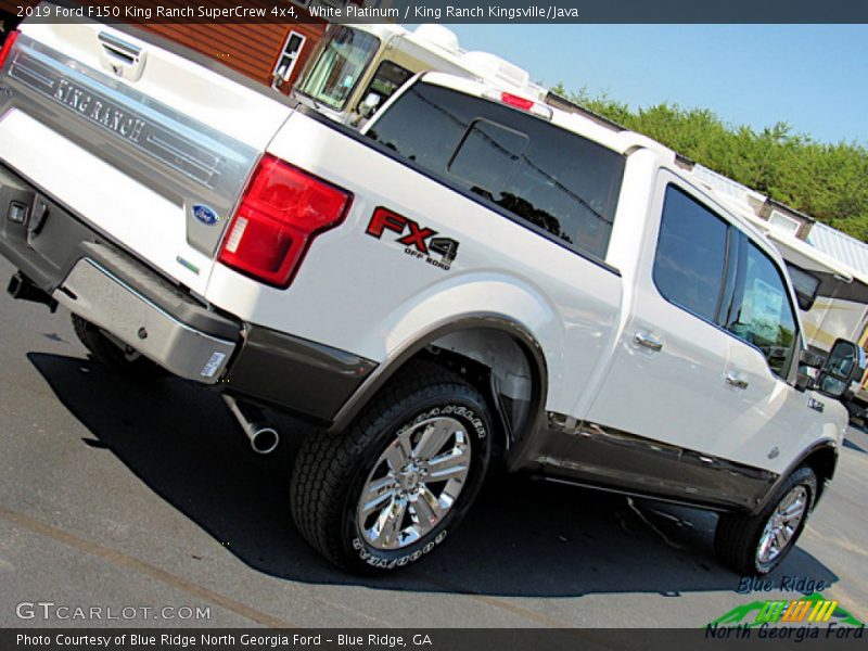 White Platinum / King Ranch Kingsville/Java 2019 Ford F150 King Ranch SuperCrew 4x4