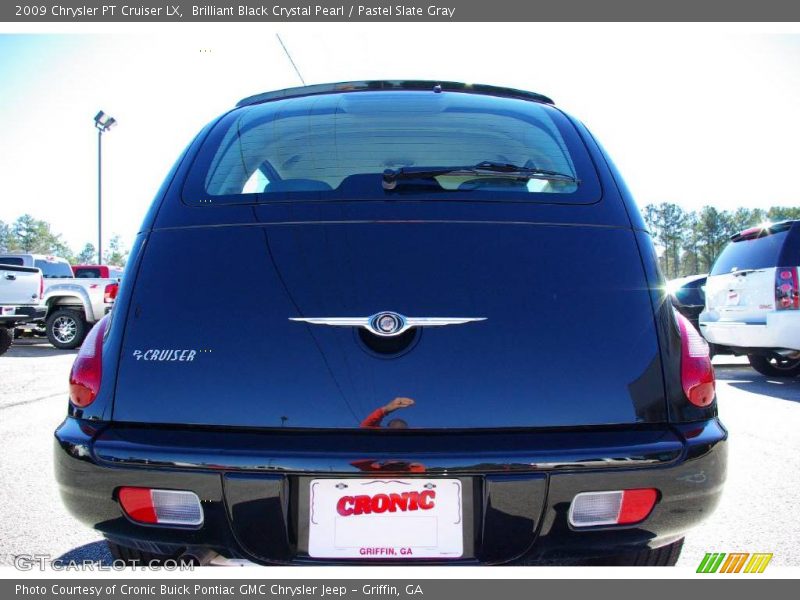 Brilliant Black Crystal Pearl / Pastel Slate Gray 2009 Chrysler PT Cruiser LX