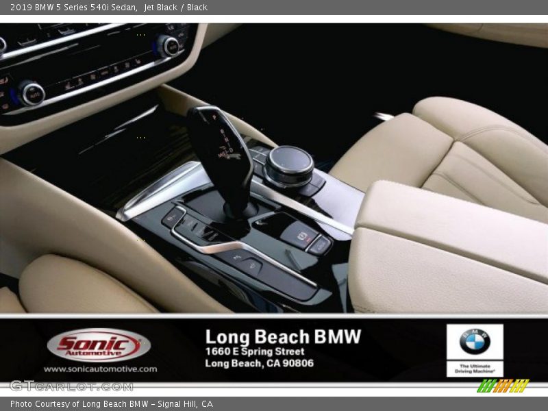 Jet Black / Black 2019 BMW 5 Series 540i Sedan