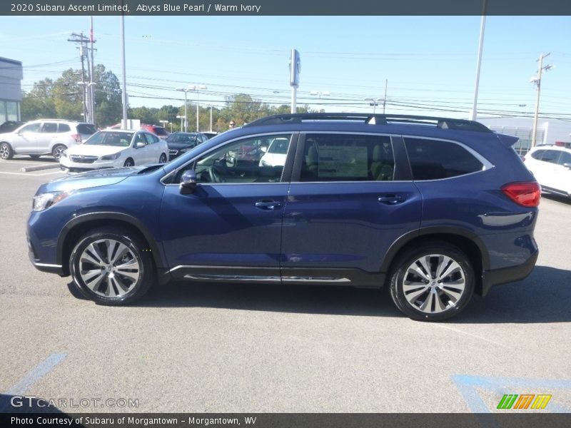 Abyss Blue Pearl / Warm Ivory 2020 Subaru Ascent Limited