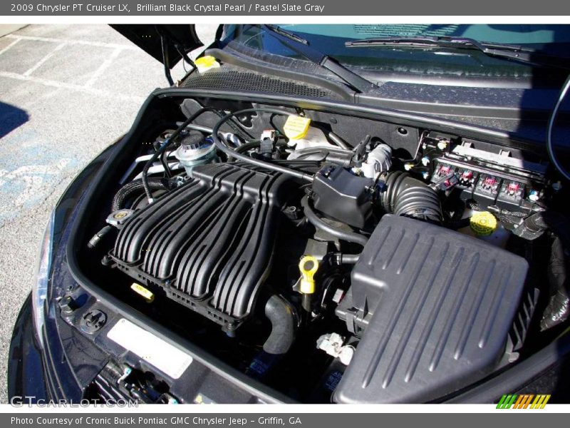 Brilliant Black Crystal Pearl / Pastel Slate Gray 2009 Chrysler PT Cruiser LX