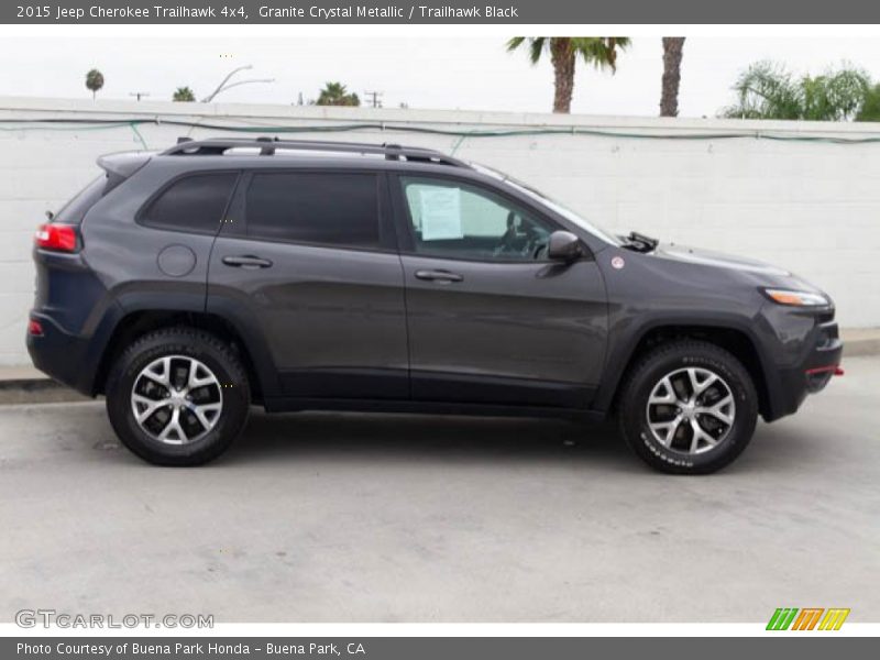 Granite Crystal Metallic / Trailhawk Black 2015 Jeep Cherokee Trailhawk 4x4