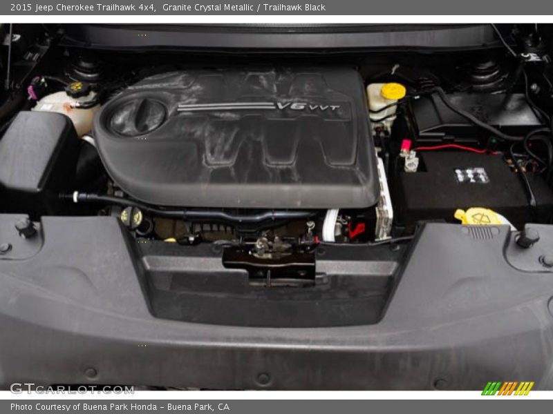 Granite Crystal Metallic / Trailhawk Black 2015 Jeep Cherokee Trailhawk 4x4