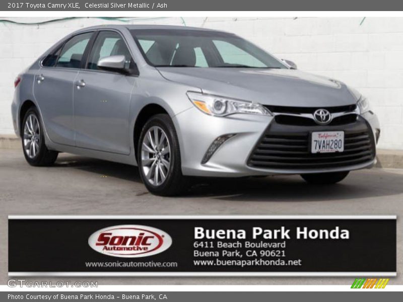 Celestial Silver Metallic / Ash 2017 Toyota Camry XLE