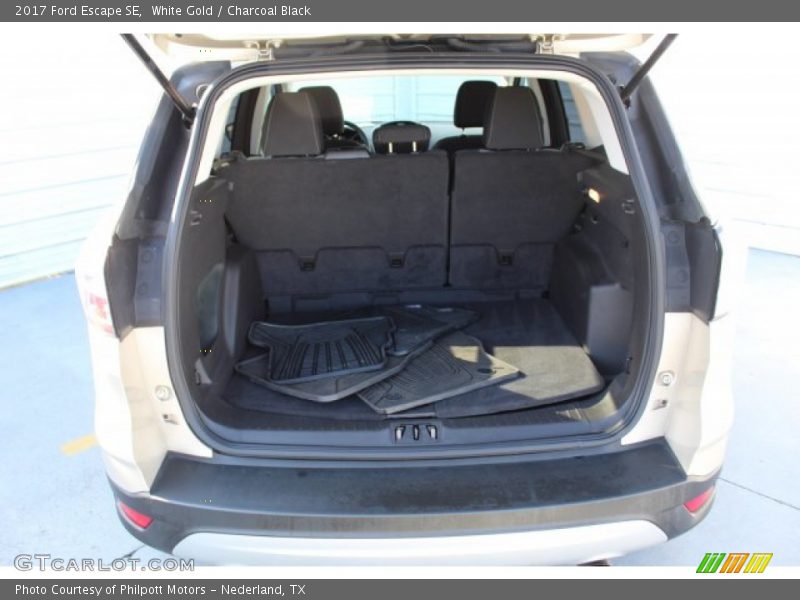 White Gold / Charcoal Black 2017 Ford Escape SE