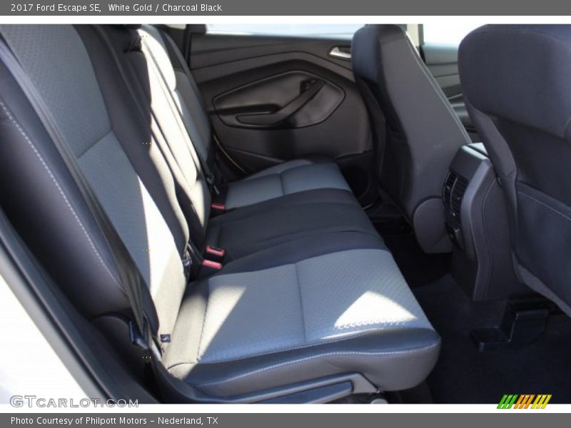 White Gold / Charcoal Black 2017 Ford Escape SE