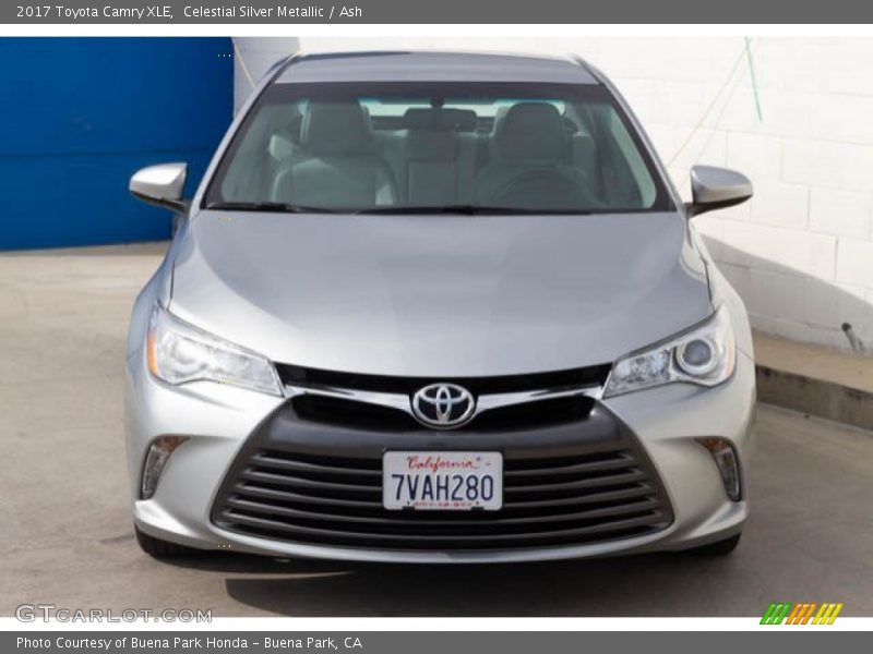 Celestial Silver Metallic / Ash 2017 Toyota Camry XLE