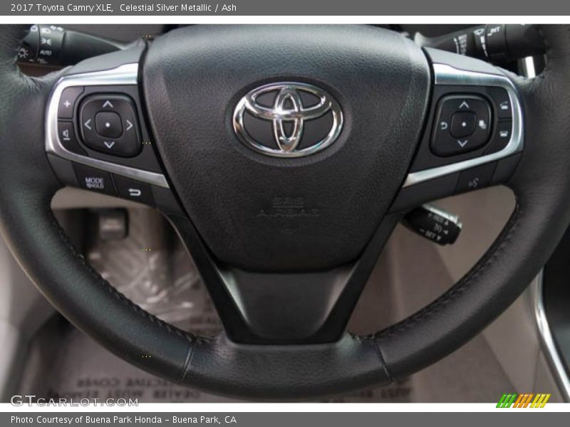 Celestial Silver Metallic / Ash 2017 Toyota Camry XLE