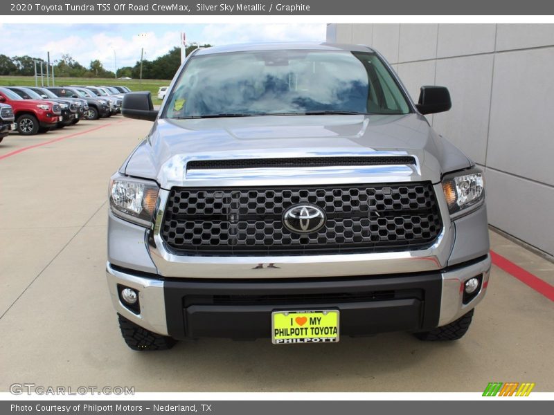 Silver Sky Metallic / Graphite 2020 Toyota Tundra TSS Off Road CrewMax