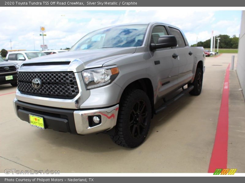 Silver Sky Metallic / Graphite 2020 Toyota Tundra TSS Off Road CrewMax